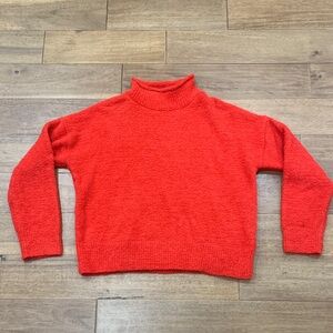 Red Turtle Neck Sweater Size L Sincerely Jules